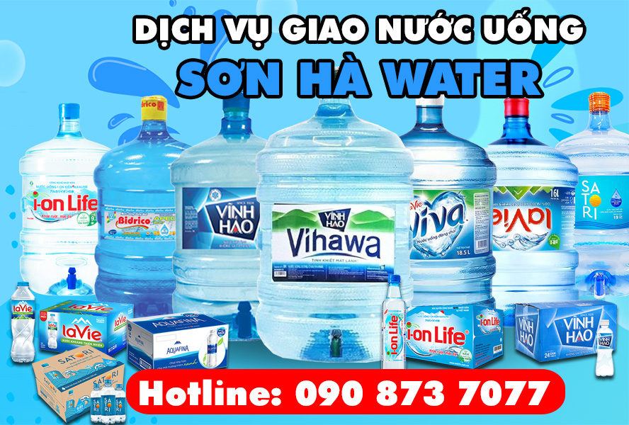 Đại lý giao nước uống Gò Vấp - Sơn Hà Water