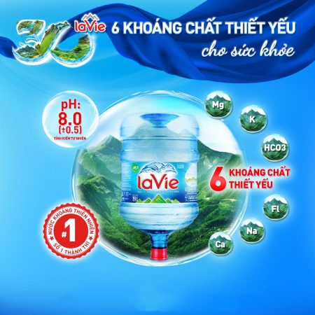 Nước khoáng Vĩnh Hảo 20l Bình úp